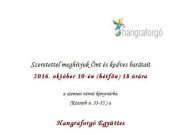 Minden érdeklődőt szeretettel várunk!…