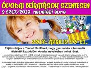 Óvodai beíratások Szentesen a 2017/2018. nevelési évre…