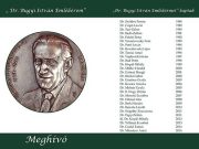 Meghívó a Bugyi István Emlékérem átadására…