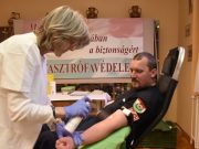 Véradás a tűzoltóságon…