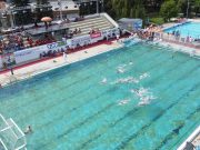 Megkezdődött a strandhangulatú vízilabda-fesztivál a szentesi strandon….