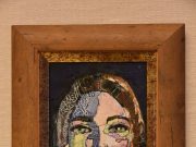 Séra Erzsébet kiállítása a könyvtárban…