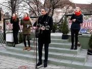 Zenével a Rákos Gyermekekért Alapítvány fellépése a szentesi karácsonyi vásáron …