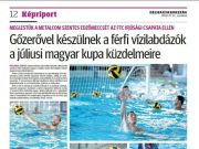 Szombaton a Délmagyarország napilapban képriport jelent meg a Ferencváros ifj…