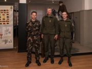 Az osztrák műszaki kontingens parancsnoka, Col. Johannes Humer látogatást tett a…