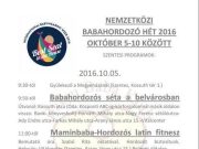 Babahordozós séta Szentesen…