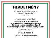 Tájékoztató a Népszavazásról!…