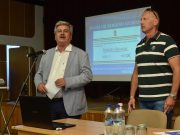 Georg Spöttle biztonságpolitikai szakértő és Szentes…