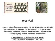 MEGHÍVÓ AZ ARADI VÉRTANÚK EMLÉKNAPJÁRA…