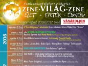 Szeptember 29-én indul a Zene-Világ-Zene évadja…