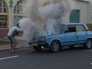 A LADA 2107-ből nem sok maradt…