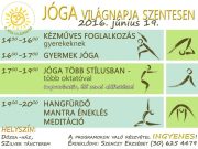 Jóga világnapja Szentesen…