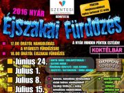 Indul az éjszakai fürdőzés a strandon…