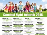 SZENTESI NYÁRI TÁBOROK 2016….