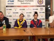 Sajtótájékoztató az UVSE Hungerit-Szentesi VK mérkőzést követően….