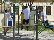 Fitnesz park a Zsoldosban…