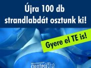 Újra 100 db strandlabdát osztunk ki!…
