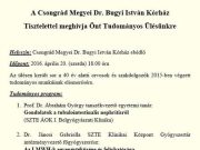 Meghívó Tudományos Ülésre…