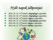 Nyílt napok a Nyolcszínvirág oviban…