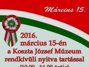 Ünnep a múzeumban…