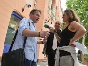 Őze Áron színpadra állt az épülő színházban…