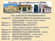 Programokban gazdag első félév a múzeumban…