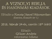 A Vizsolyi Biblia és hasonmás kiadások…