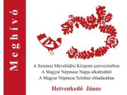 A Szentesi Művelődési Központ szervezésében a Magyar Népmese Napja alkalmából…