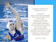 Női csapatunk első bajnoki győzelme után csapatkapitányunk, Kövér-Kis Réka nyil…
