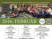 Február havi programok a könyvtárban…
