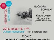 PROGRAMVÁLTOZÁS a Múzeumban!…