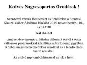 Nyílt foglalkozások a Klauzálban…