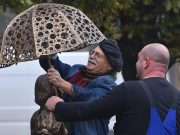 Helyére került a napernyő…