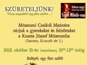 Szüreti matiné a Múzeumban…