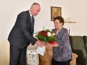 90. születésnapját ünnepelte Marika néni a Bercsényi utcában…