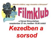 Ma a filmklubban vetítik….