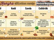 Jövőheti menük…