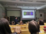 A 11.B osztályból hat vállalkozó szellemű diák, Takács Bernadett osztályfőnök sz…