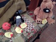 Bábos szakmai nap a Gólyás házban…