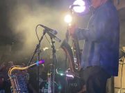 Chris Potter smoking () over “Chonks” with us (Snarky Puppy) last week at Groun…
