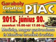Gasztro piac szombaton…