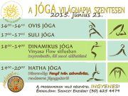 Jóga világnapja Szentesen…