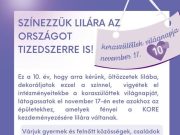 Koraszülöttek világnapja november 17. – Idén is színezzük lilára az országot!…