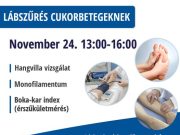 Lábszűrést szervez cukorbetegeknek a szentesi EFI…
