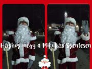 A Mikulás már elindult, hogy eljuttassa a csomagokat a jó gyerekekhez…