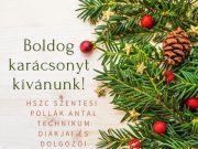 Szeretetben eltöltött karácsonyt, szép ünneplést, jó pihenést kívánunk mindenkin…