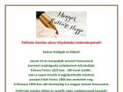 Felhívás Szentes város közoktatási intézményeinek!…