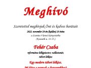 Jövő heti programjaink….