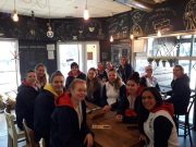 Délelőtti kávézás a mai két meccsre hangolódásként!…