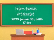 Félévi szülői értekezlet a Pollákban – az eddig elért eredményekről, a 2. félév …